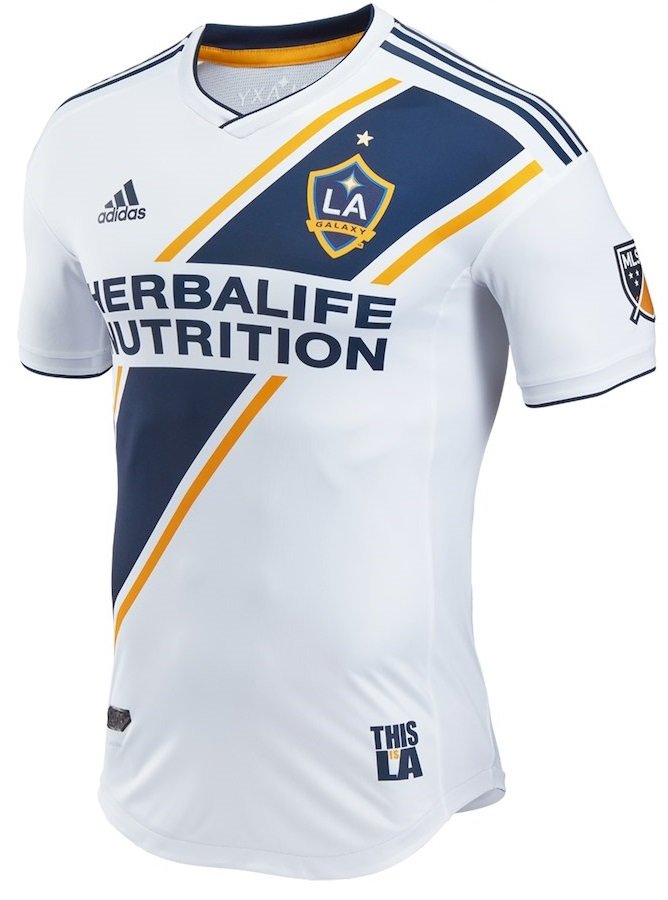 Camisa oficial Adidas Los Angeles Galaxy 2018 I jogador